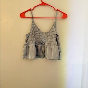 URBAN OUTFITERS Gray Sleeveless Women's Top